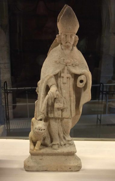 Saint Clément och draken på Musée de La Cour d’Or