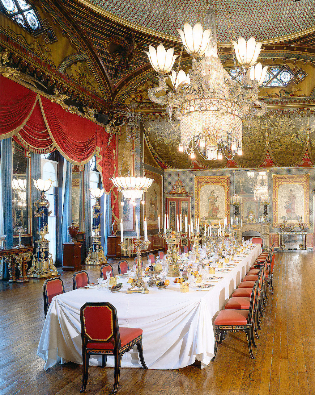 Royal Pavilion Banqueting Room Table.