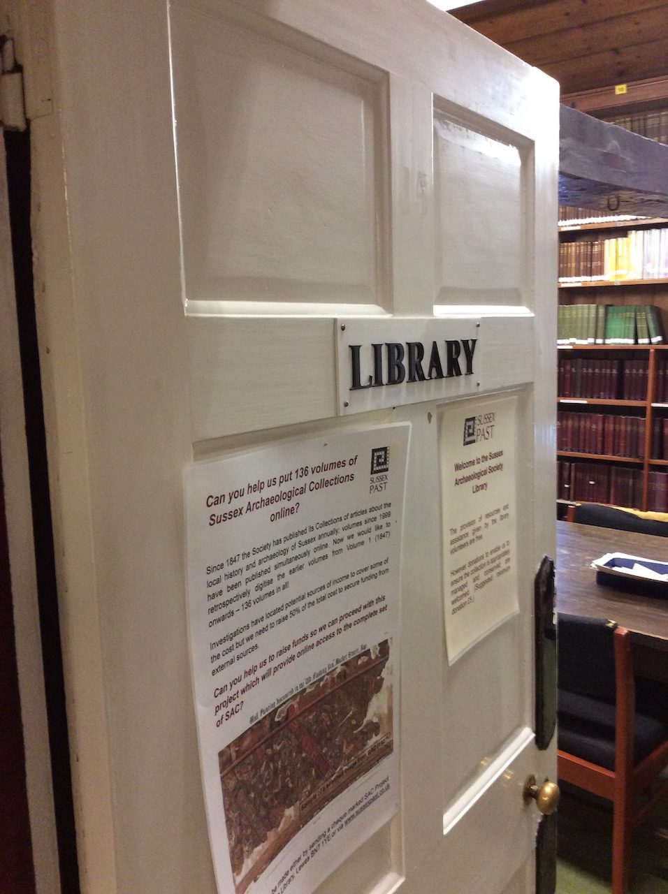 The Sussex Archaeological Society library.